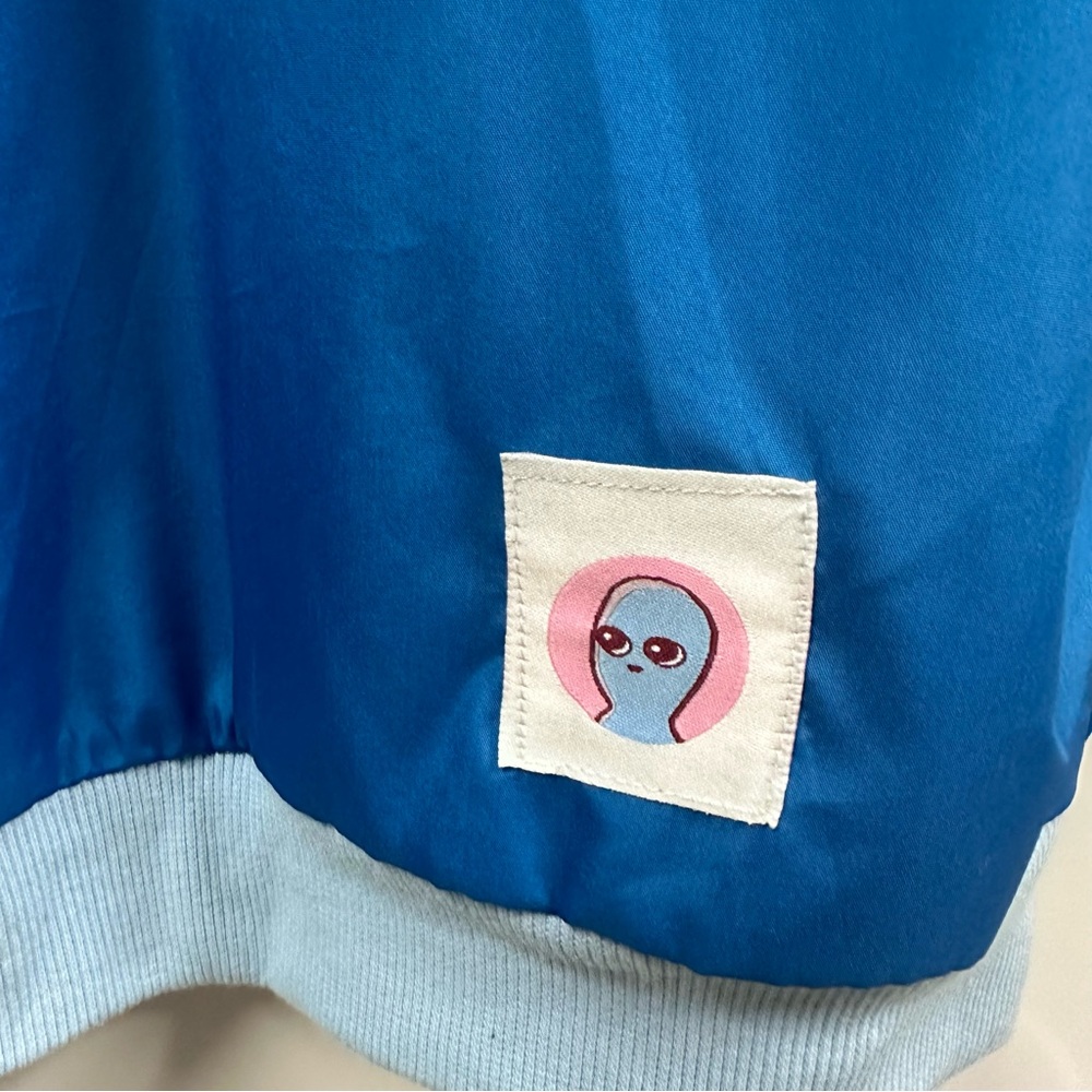 Strange Planet Nathan Pyle Alien Webcomic New York Times Zip Up Bomber Jacket M - Picture 4 of 9